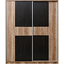 Шкаф-купе «Брауни» П043.101, Color: Oak Canyon + Black