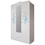 Wardrobe «Sonata» P439.06ZD15, Color: Print "Flower"