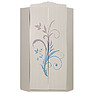Corner cabinet «Sonata» P439.08D15, Color: Print "Flower"
