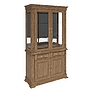 Cupboard with showcase «Verdi Lux 2z» P487.19z, Color: Rustic oak