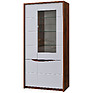 Cupboard «Monaco» P510.05-1, Material:  frame without light, Color: Satter oak + glossy white