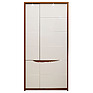 Cupboard «Monaco» P510.13-1, Material: backlit frame, Color: Satter oak + glossy white