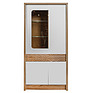 Showcase «Rondo 9» P553.09, Color: Wotan Oak + White
