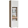Showcase «Arno» P448.01, Color: Bordeaux Oak + White