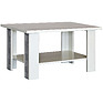 Coffee table «Tunis» P343.11SH, Color: ivory+silver
