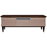 TV sideboard «Iris» P529.02, Color: Cappuccino gloss + wenge