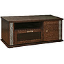 TV sideboard «Tunis» P343.18SH, Color: Wenge + silver