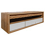 Cupboard «Rondo TV3» P553.01, Color: Wotan Oak + White