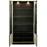 Cabinet «Line» P619.10, Color: Stone gray / Wotan Oak / Black