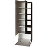 Cupboard «Luna» P049.102, Color: pine raders + onyx