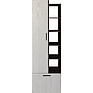 Cupboard «Luna» P049.102, Color: pine raders + onyx