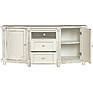 Sideboard «Valencia D TV3» P566.29, Color: ivory+silver