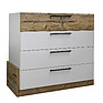 Chest of drawers «Gviana» P631.07, Color: white + bramberg fir