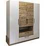 Wardrobe «Gviana» P631.01, Color: white + bramberg fir