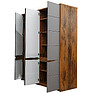 Wardrobe «Monaco» P528.16, Color: Oak Sutter + Gray Mocha