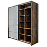 Sliding wardrobe «Monaco» P528.20, Color: Oak Sutter + Gray Mocha