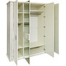 Wardrobe «Tunis» P344.09/1, Color: ivory+silver