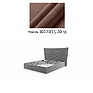 Double bed «Valpolichello», Onlay: 20 gr., Size: 2000x1800 мм