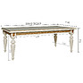 Table «Milana 1РД» П390.01, Color: ivory+gold