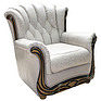 Armchair «Europe» (12), Material: natural leather, Onlay: 150 gr.