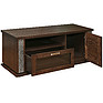 TV sideboard «Tunis» P343.18SH, Color: Wenge + silver