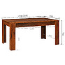 Sliding table «Monaco» P510.09, Color: Satter oak