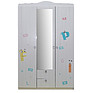 Wardrobe «Sonata» P439.06ZD15, Color: Print "Letters"