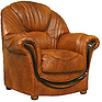 Armchair «Delta» (12) - special offer, Material: natural leather, Onlay: 120 gr.