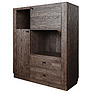 Wardrobe combined "Riko 2" P449.02, Color: wenge