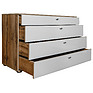 Chest of drawers «Gelios» П554.03, Color: Wotan Oak + White