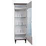 Showcase «Iris» P529.01, Color: Cappuccino gloss + wenge