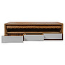 Cupboard «Rondo TV3» P553.01, Color: Wotan Oak + White