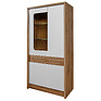 Showcase «Rondo 9» P553.09, Color: Wotan Oak + White
