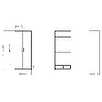 Cupboard «Brirish» P551.05, Material:  LDPE