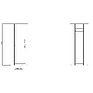Showcase «British» P551.09, Material:  LDPE