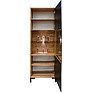 Шкаф с витриной «Блэквуд» П556.04, Color: Wotan oak + black