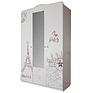 Wardrobe «Sonata» P439.06ZD15, Color: Print "Paris"