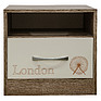 Bedside nightstand «British» P551.30, Material:  LDPE
