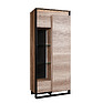 Showcase «Canyon» P561.20с, Material: backlit frame, Color: Oak Canyon + Black