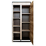 Cupboard «Canyon» P561.19, Material: backlit frame, Color: Oak Canyon + Black