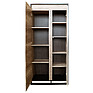 Cupboard «Canyon» P561.19-1, Material: backlit frame, Color: Oak Canyon + Black