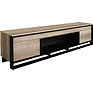 Sideboard «Canyon» P561.18, Material: backlit frame, Color: Oak Canyon + Black