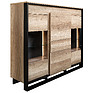  pedestal «Canyon» P561.12, Material:  frame without light, Color: Oak Canyon + Black