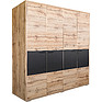 Wardrobe «Blackwood» P558.15, Color: Wotan oak + black