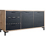 Stand «Blackwood» P556.07, Color: Wotan oak + black