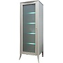 Шкаф с витриной «Тиффани 2425-01» БМ680, Цвет: Олива