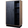 Case "Line" P619.04, Color: Stone gray / Wotan Oak / Black