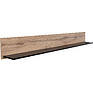 Shelf cantilever "Line" P619.09, Color: Wotan oak + black