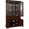Cupboard with showcase «Verdi Lux 2z» P487.19z, Color: merry+gold