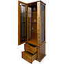 Showcase «Tunis» P343.19SH, Color: дуб рустикаль с золочением